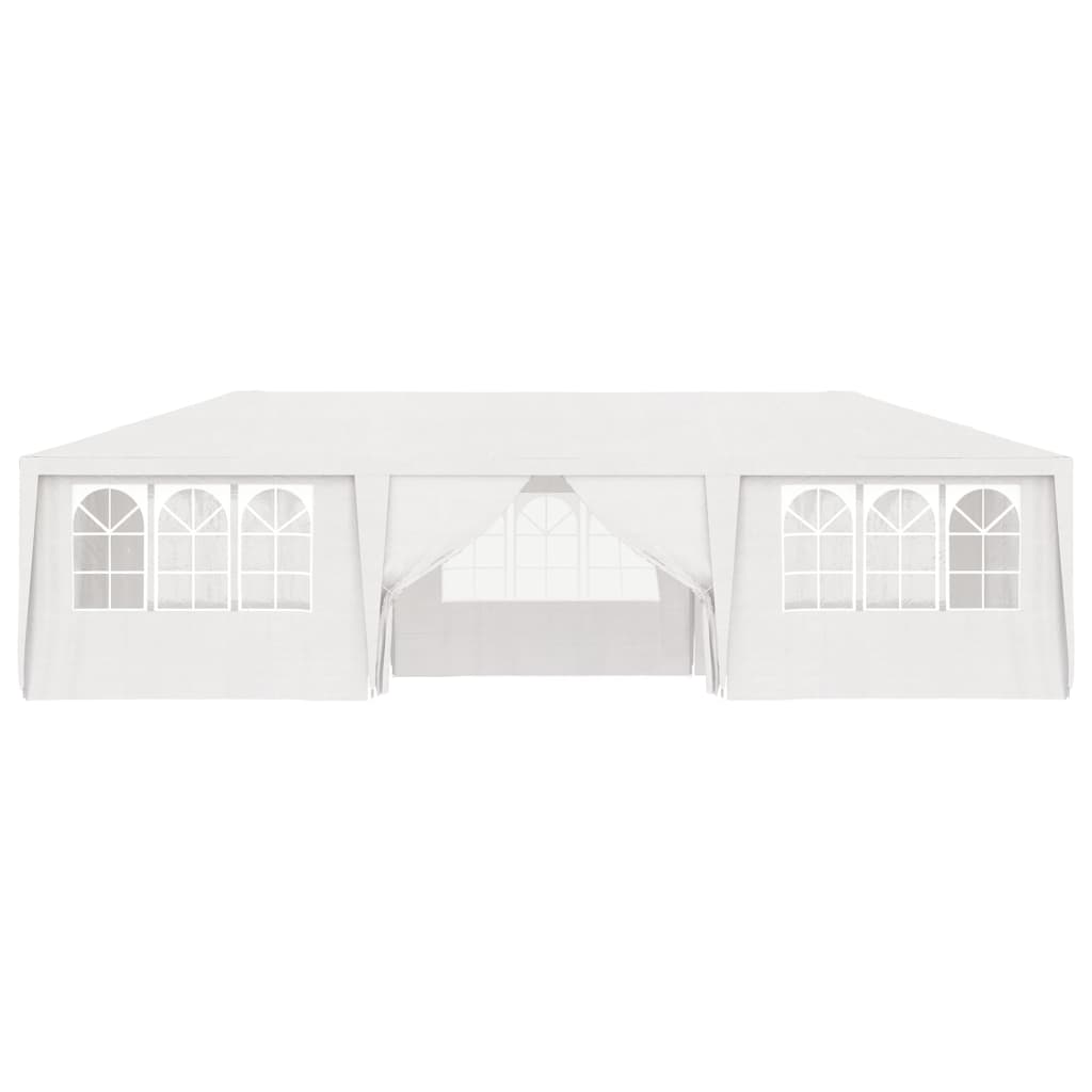 Professional Party Tent with Side Walls 4x9 m White 90 g/m²