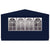Professional Party Tent with Side Walls 4x9 m Blue 90 g/m²