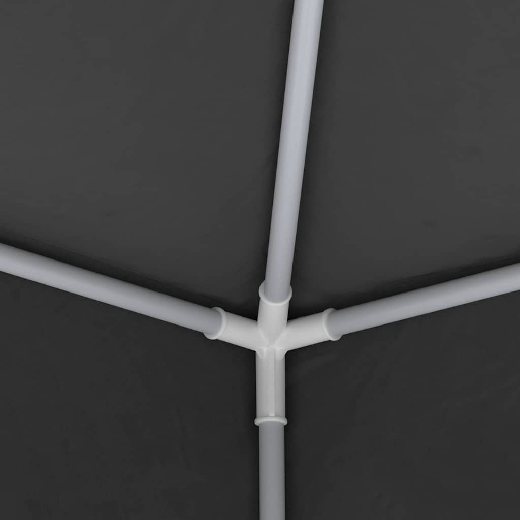 Professional Party Tent with Side Walls 4x4 m Anthracite 90 g/m²