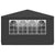 Professional Party Tent with Side Walls 4x6 m Anthracite 90 g/m²