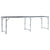 Folding Beer Pong Table 240 cm Black