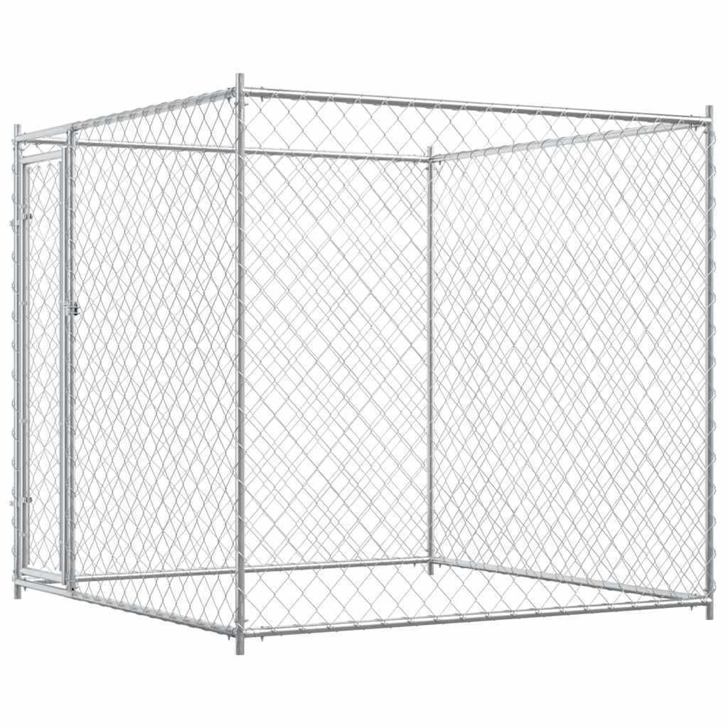 Outdoor Dog Kennel 193x193x185 cm