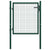 Fence Gate Steel 100x75 cm Green