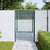 Fence Gate Steel 100x75 cm Green