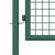 Fence Gate Steel 100x75 cm Green