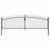 Double Door Fence Gate with Spear Top 400x175 cm