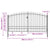 Double Door Fence Gate with Spear Top 400x248 cm