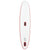 Inflatable Stand Up Paddleboard with Sail Set Red and White