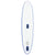 Inflatable Stand Up Paddleboard with Sail Set Blue and White