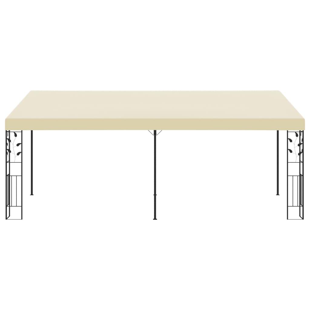 Wall-mounted Gazebo 6x3x2.5 m Cream