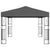 Gazebo 3x3 m Anthracite Fabric