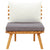 Garden Chair with Cushions Solid Acacia Wood