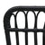 Garden Chair Poly Rattan Black