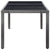 9 Piece Outdoor Dining Set Poly Rattan Grey