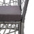 Outdoor Chairs 2 pcs with Cushions Poly Rattan Grey