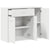 Sideboard White 88x30x70 cm Engineered Wood