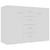 Sideboard White 88x30x65 cm Engineered Wood