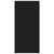 Sideboard Black 88x30x65 cm Engineered Wood