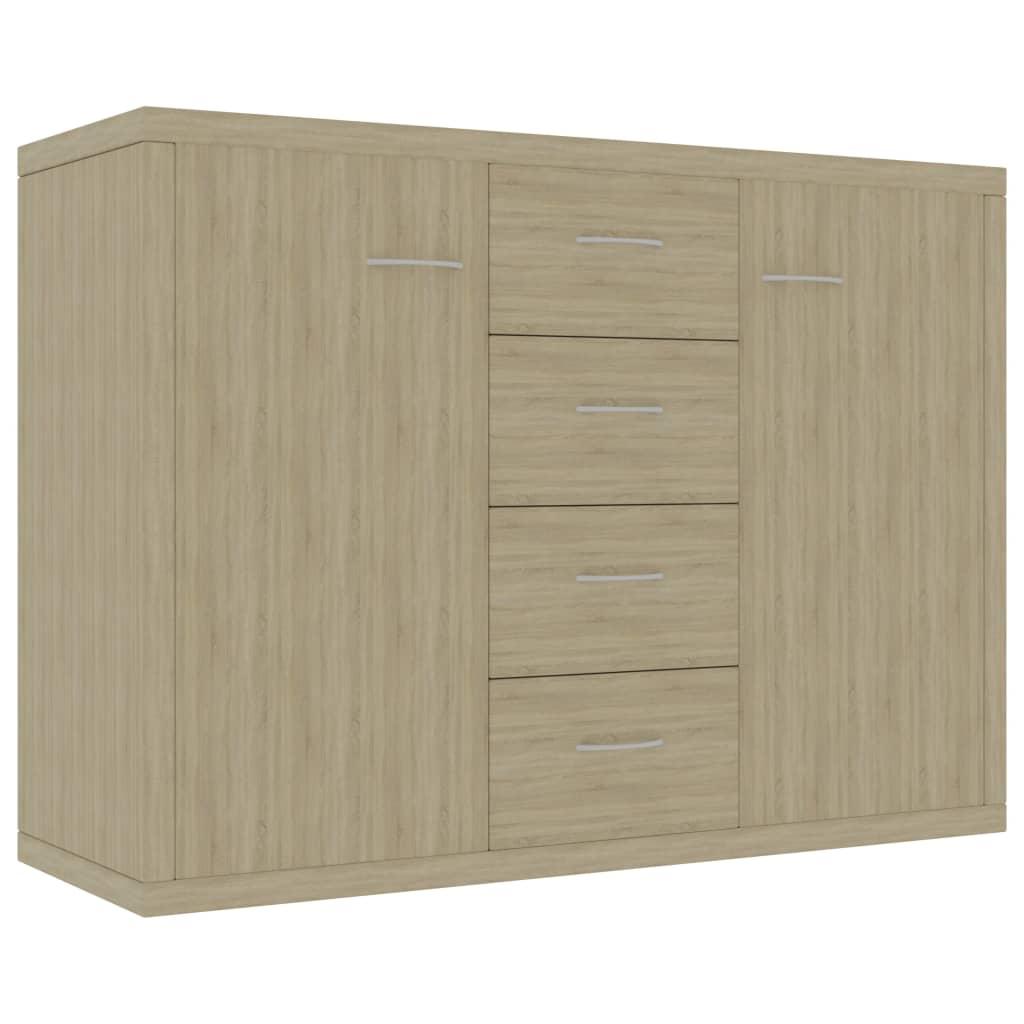 Sideboard Sonoma Oak 88x30x65 cm Engineered Wood