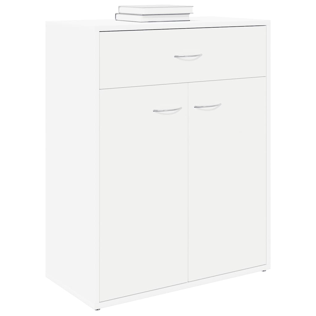 Sideboard White 60x30x75 cm Engineered Wood