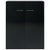 Sideboard High Gloss Black 60x30x75 cm Engineered Wood