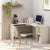 L-Shaped Corner Desk White 120x140x75 cm Engineered Wood