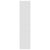 3-Tier Book Cabinet White 60x24x109 cm Engineered Wood
