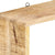 3 Piece Wall Cube Shelf Set Soild Mango Wood