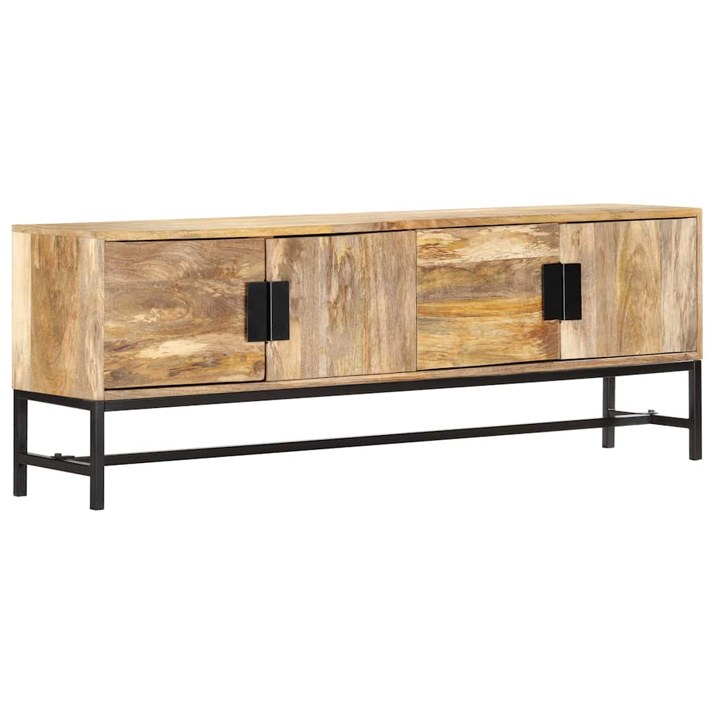 TV Cabinet 140x30x50 cm Solid Mango Wood