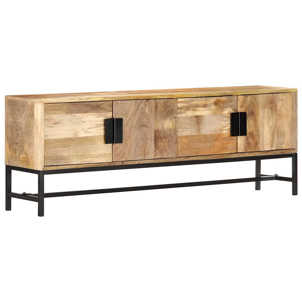 TV Cabinet 140x30x50 cm Solid Mango Wood