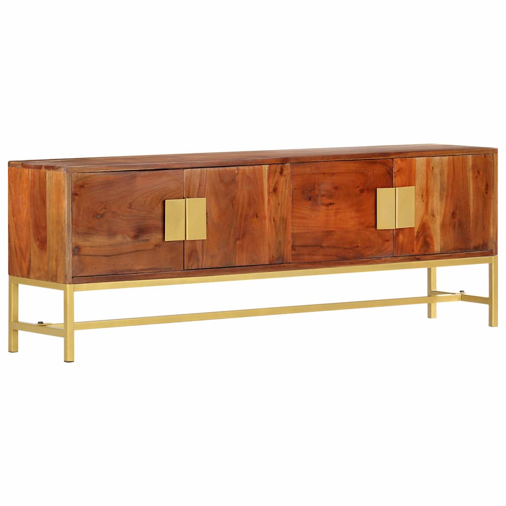 TV Cabinet 140x30x50 cm Solid Acacia Wood