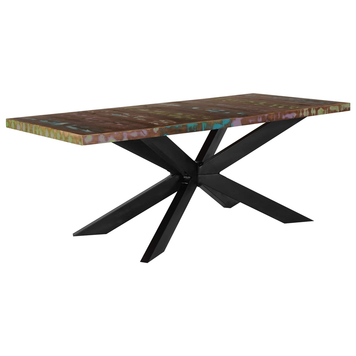 Dining Table 180x90x76 cm Solid Reclaimed Wood