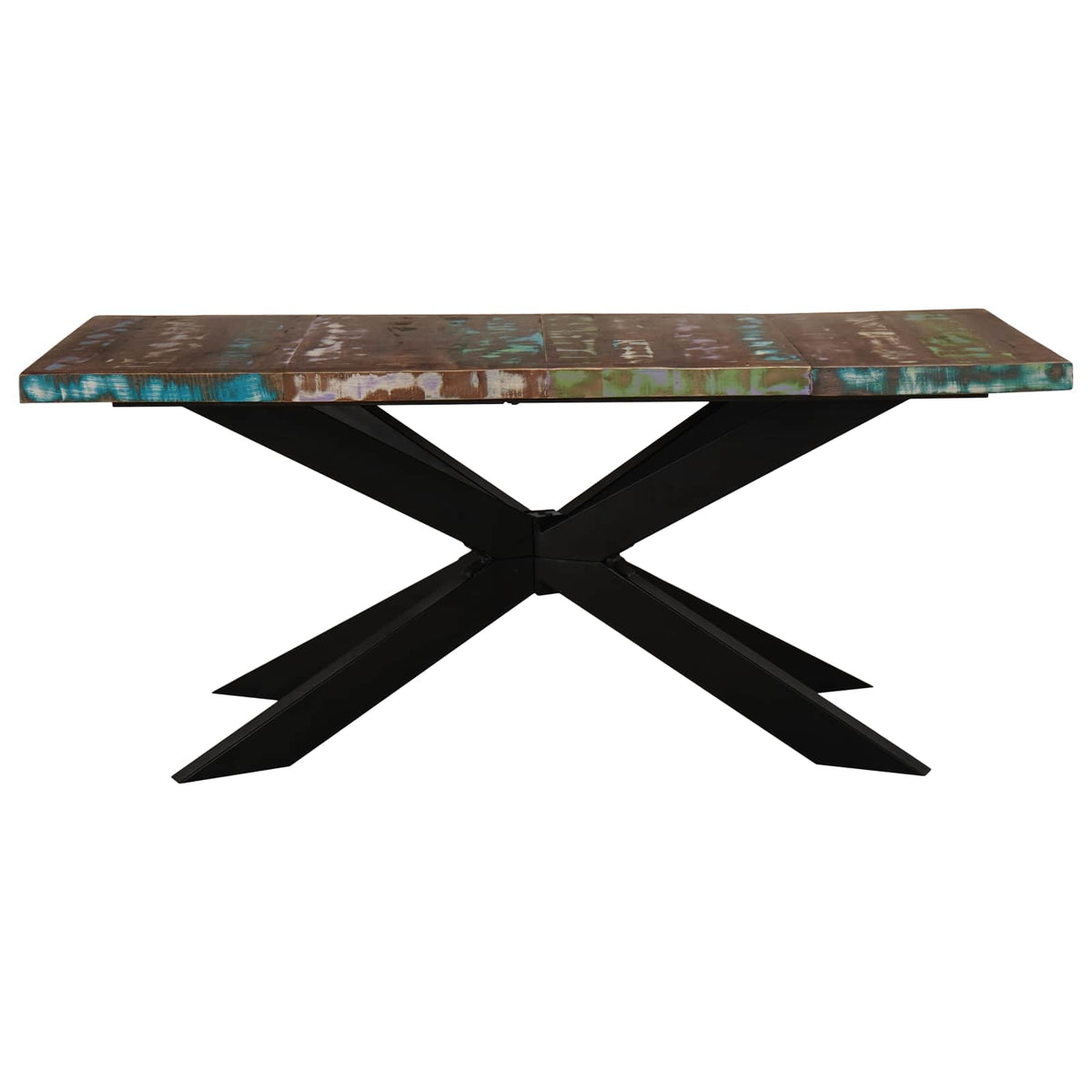 Dining Table 180x90x76 cm Solid Reclaimed Wood