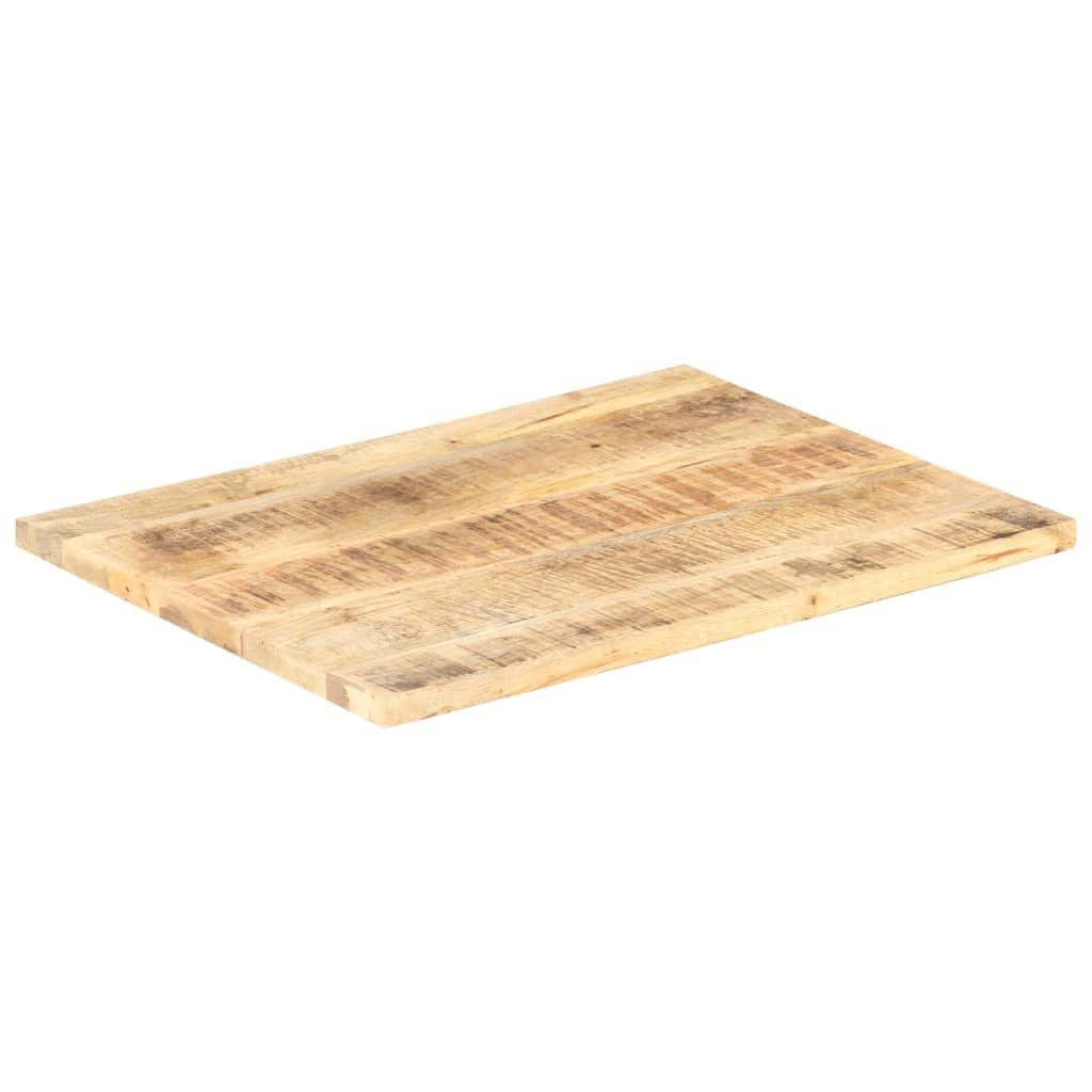 Table Top Solid Wood Mango 25-27 mm 80x60 cm