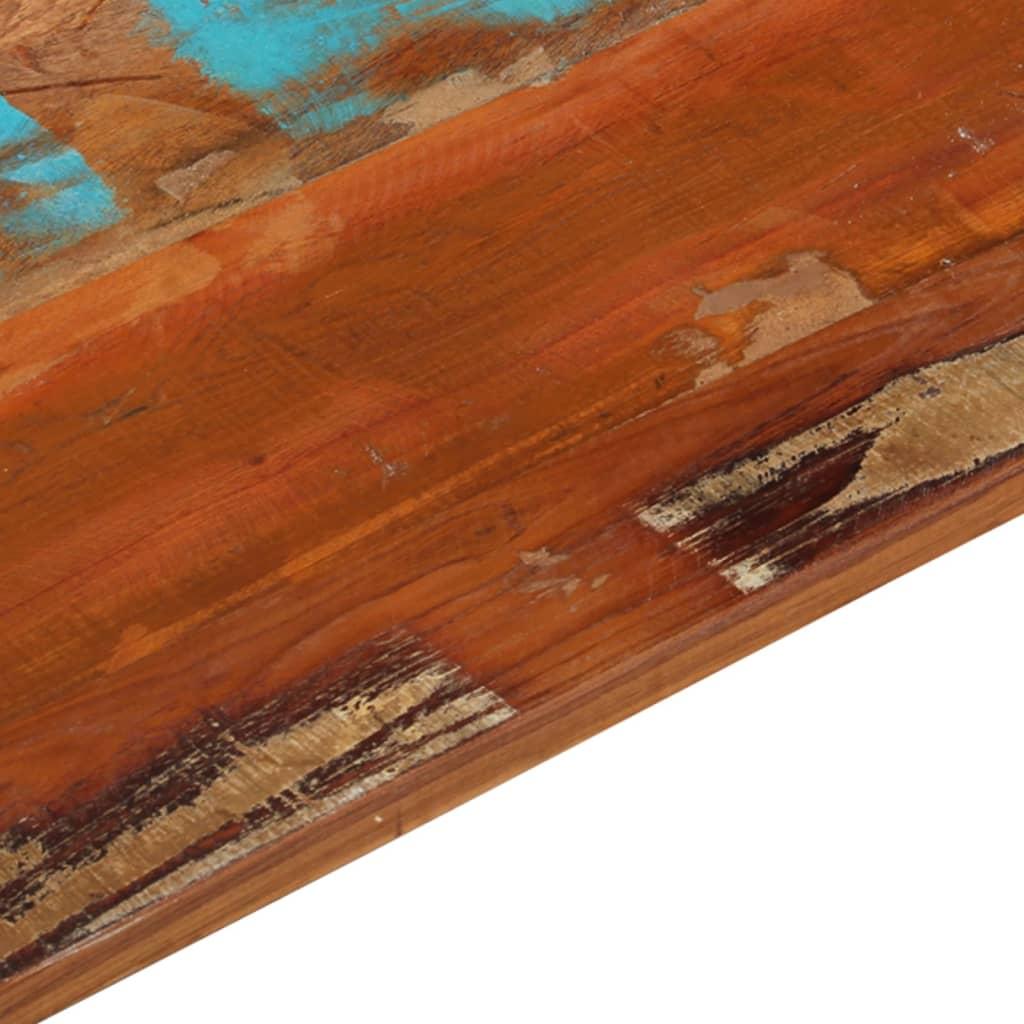 Rectangular Table Top 60x100 cm 15-16 mm Solid Wood Reclaimed
