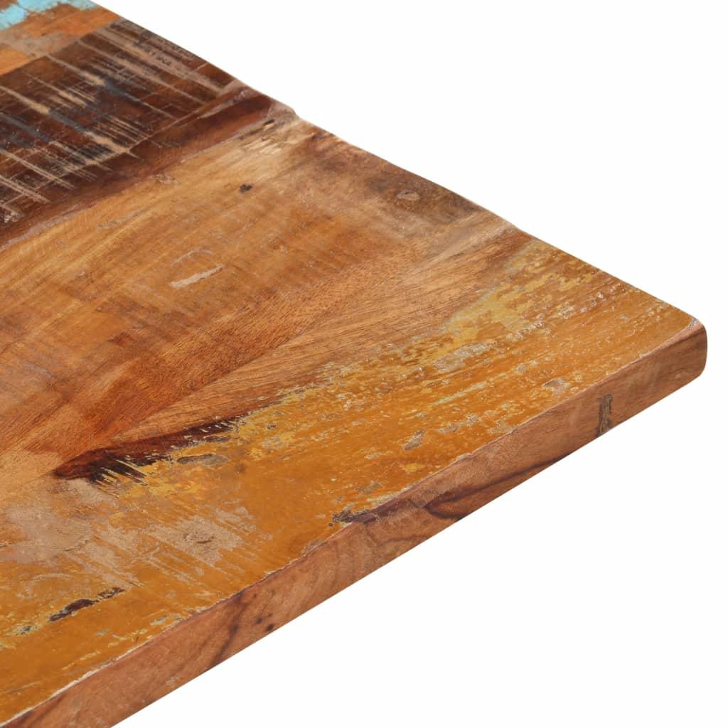Rectangular Table Top 60x100 cm 25-27 mm Solid Wood Reclaimed