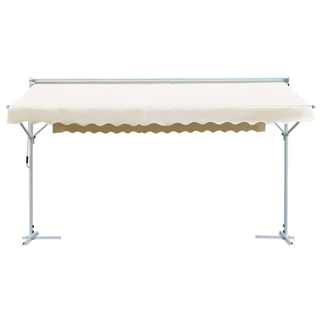 Free Standing Awning 500x300 cm Cream