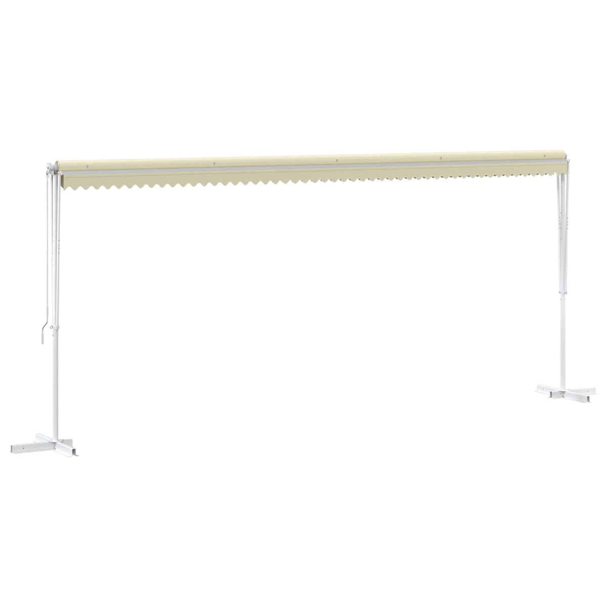 Free Standing Awning 600x300 cm Cream