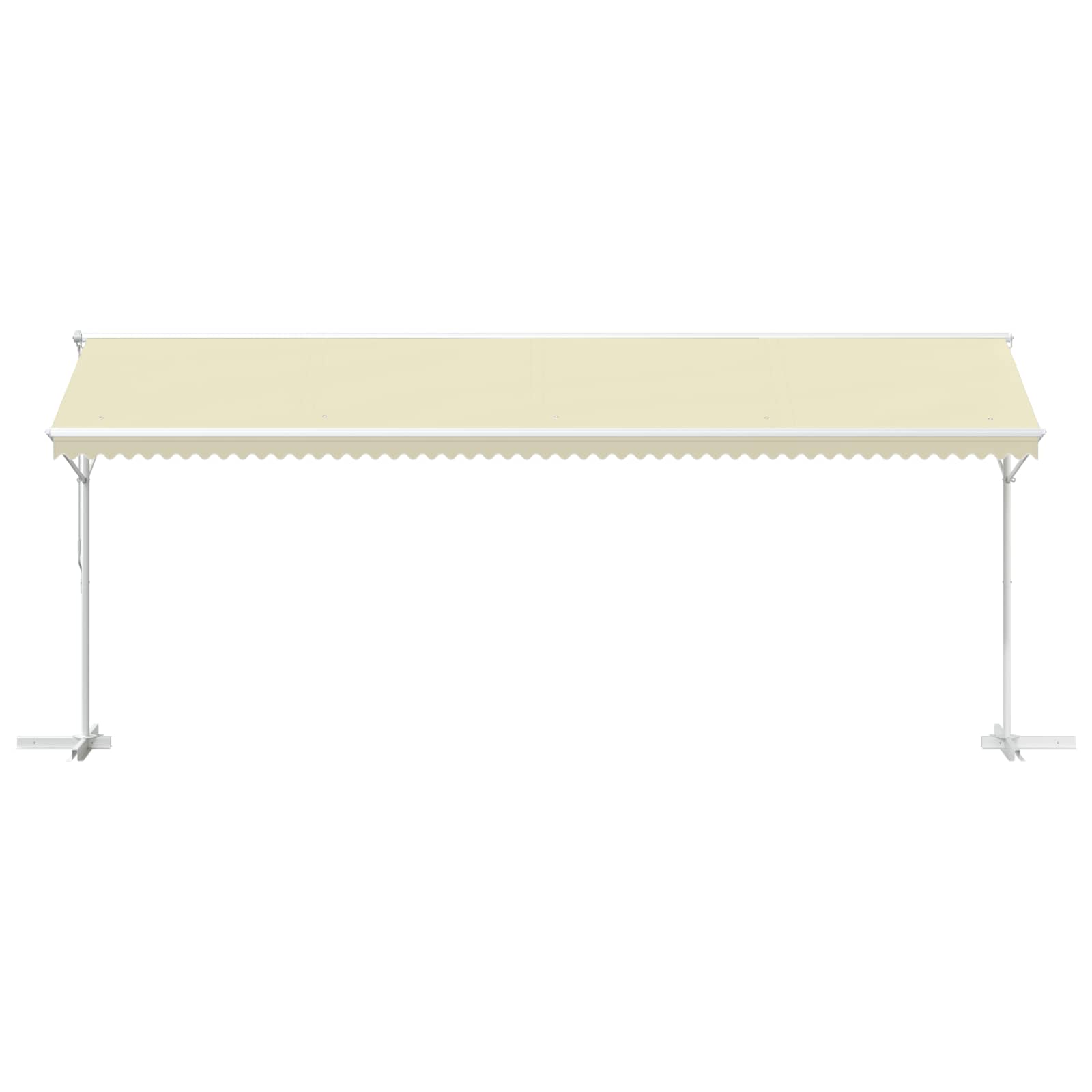 Free Standing Awning 600x300 cm Cream