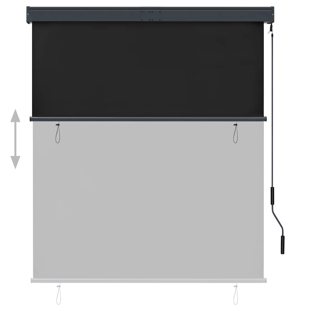 Outdoor Roller Blind 140x250 cm Anthracite