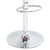 Bar Stool White Faux Leather