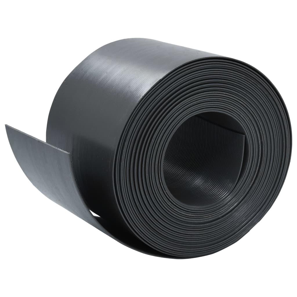 Garden Edging Black 10 m 15 cm PE