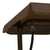 Kids Swing Bench Brown 115x75x110 cm Fabric