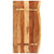 Bathroom Vanity Top Solid Acacia Wood 100x52x2.5 cm