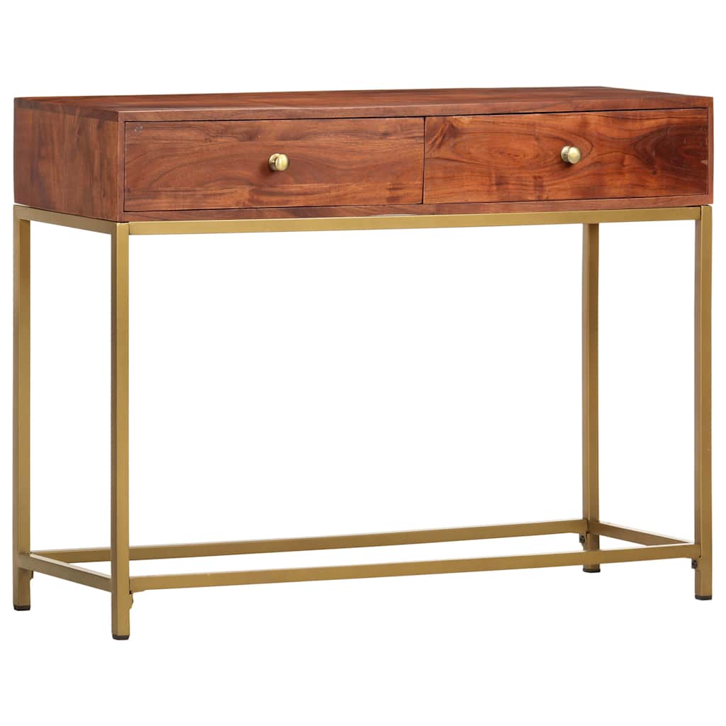 Console Table 100x35x76 cm Solid Wood Acacia