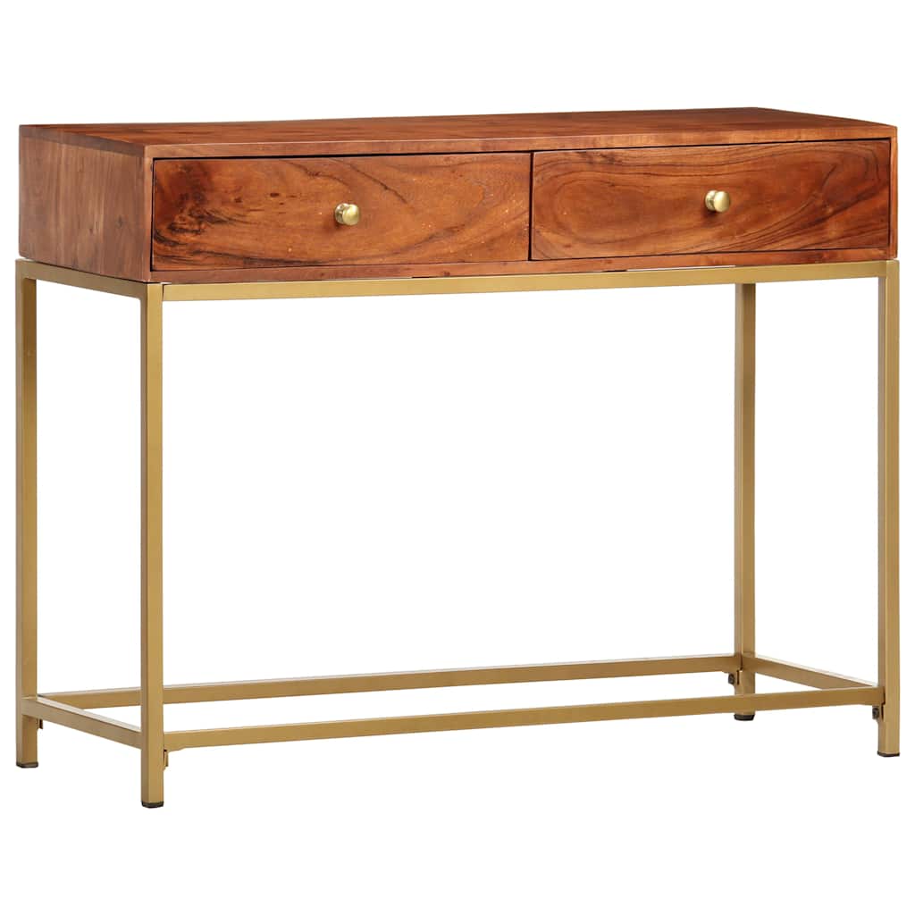 Console Table 100x35x76 cm Solid Wood Acacia