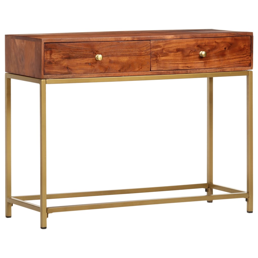 Console Table 100x35x76 cm Solid Wood Acacia