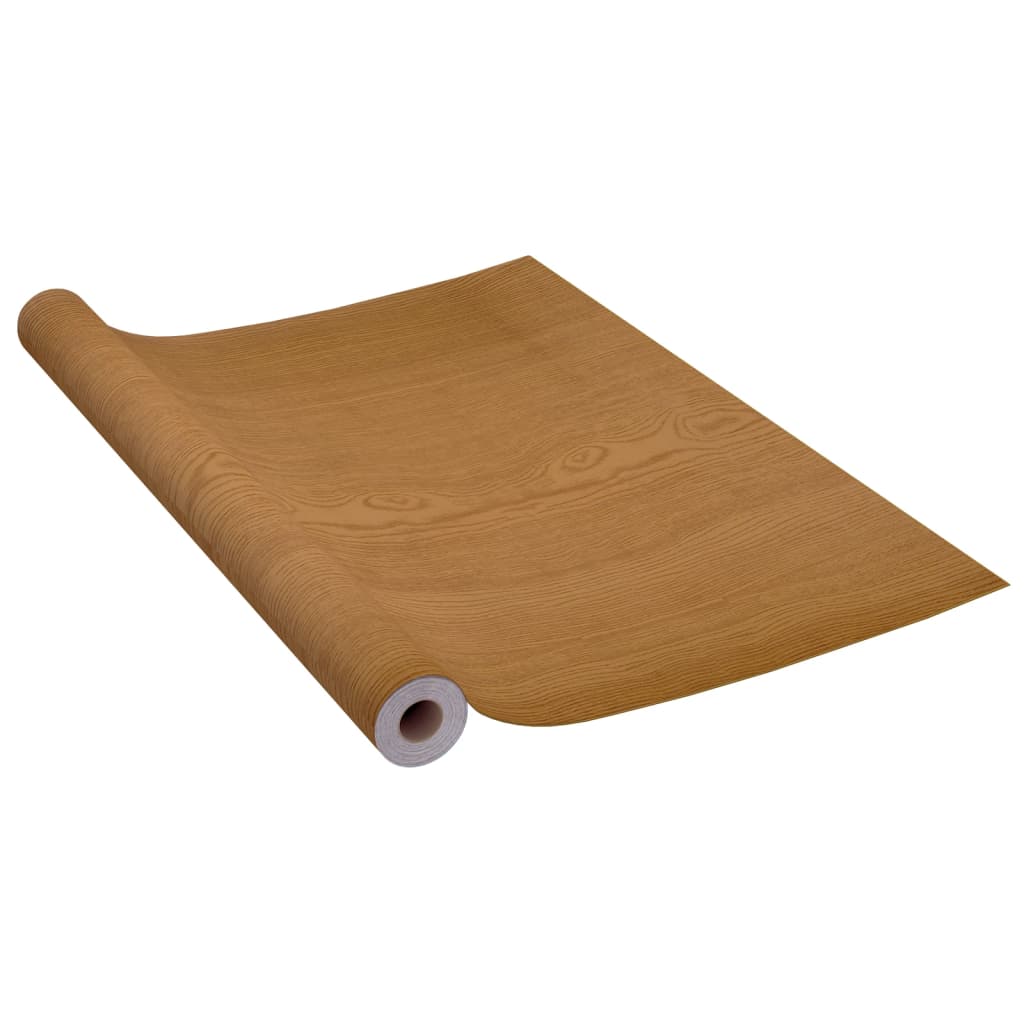 Self-adhesive Door Films 2 pcs Light Oak 210x90 cm PVC