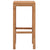 Bar Stools 4 pcs Solid Wood Teak