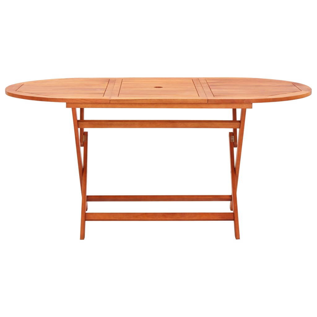 9 Piece Outdoor Dining Set Solid Eucalyptus Wood and Textilene